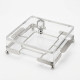 Acrylic & Metal Square Serving Platter Medium